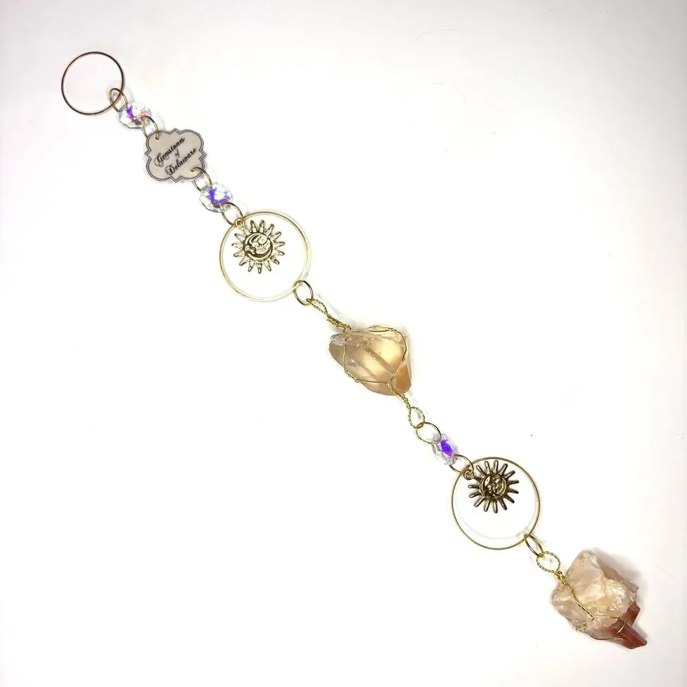 Delaware Quartz & Calcite Wall Hanging, Gemstones of Delaware Collection